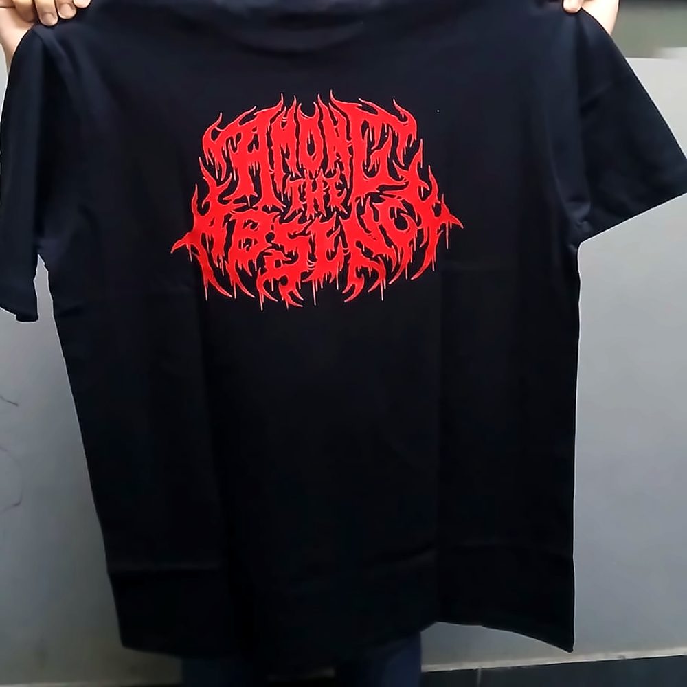 Among the Absence β red back print tee